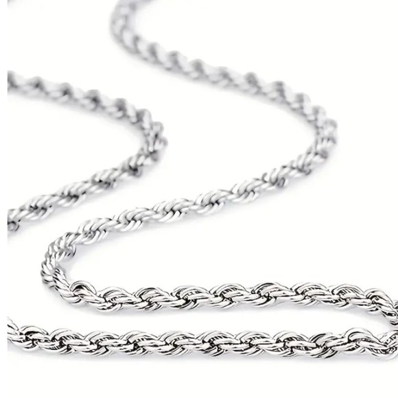 NEW Twisted Titanium Chain 60cm/24inch - Picture 4 of 5